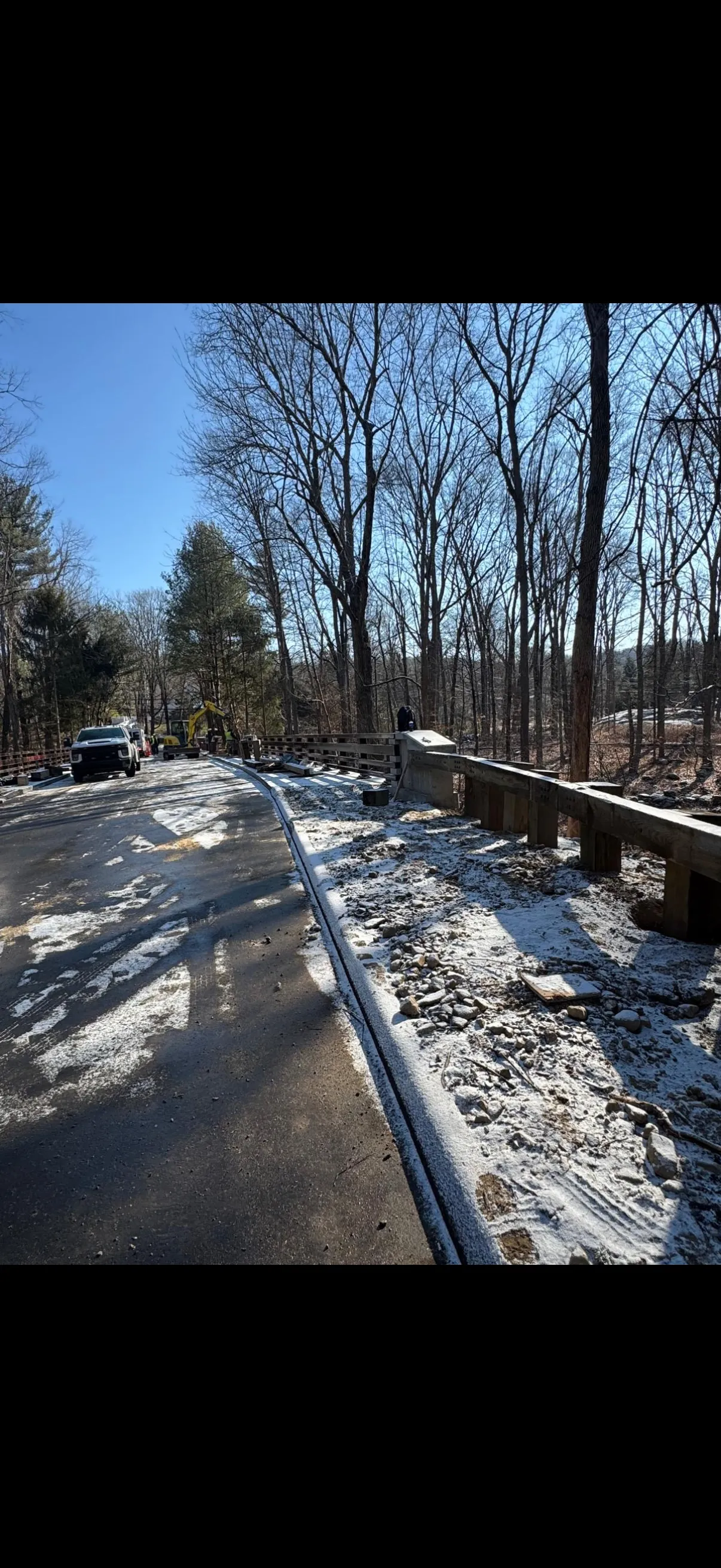 Bridge structure and coating work
